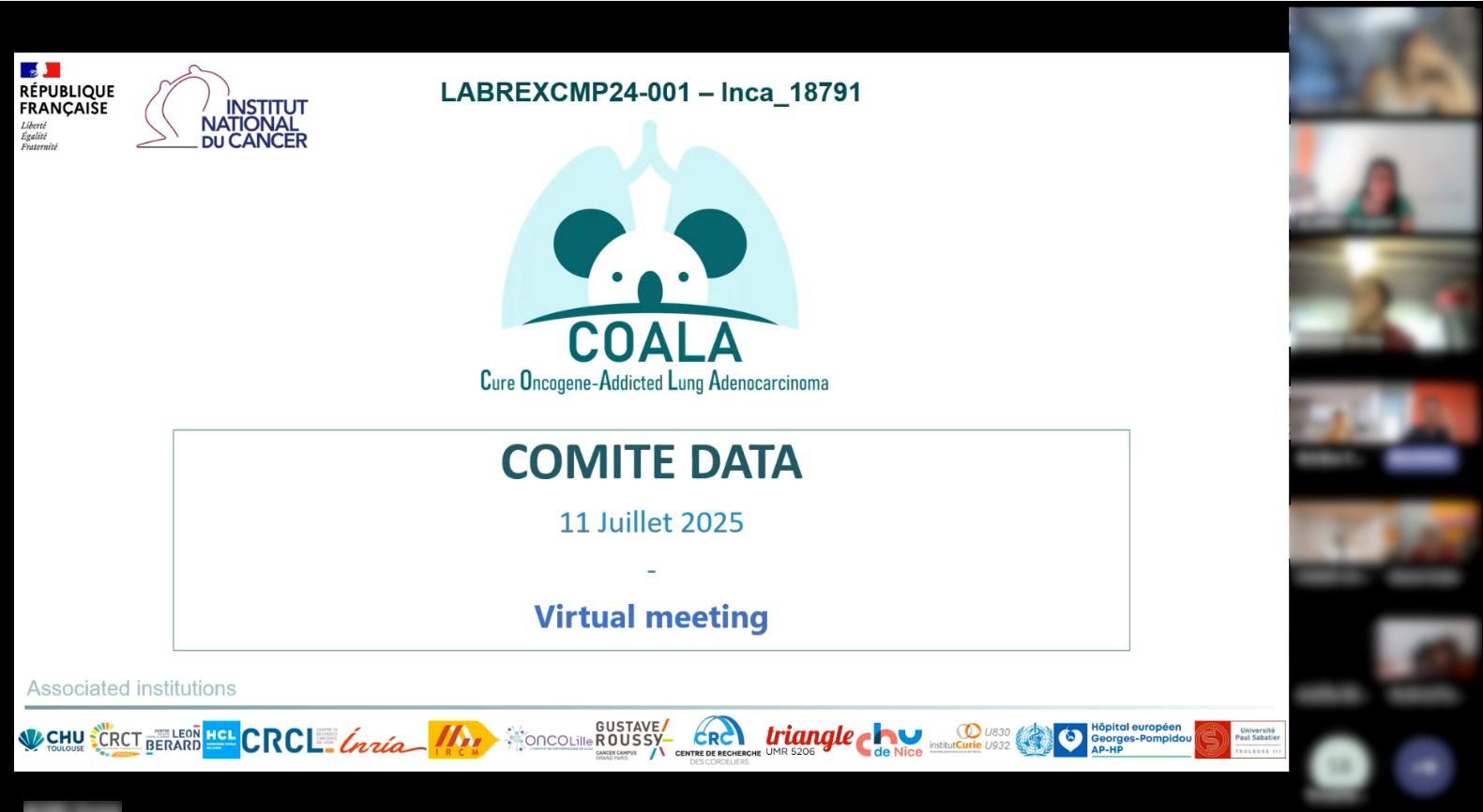 Photo de COALA Data Committee Meeting - July 11, 2025