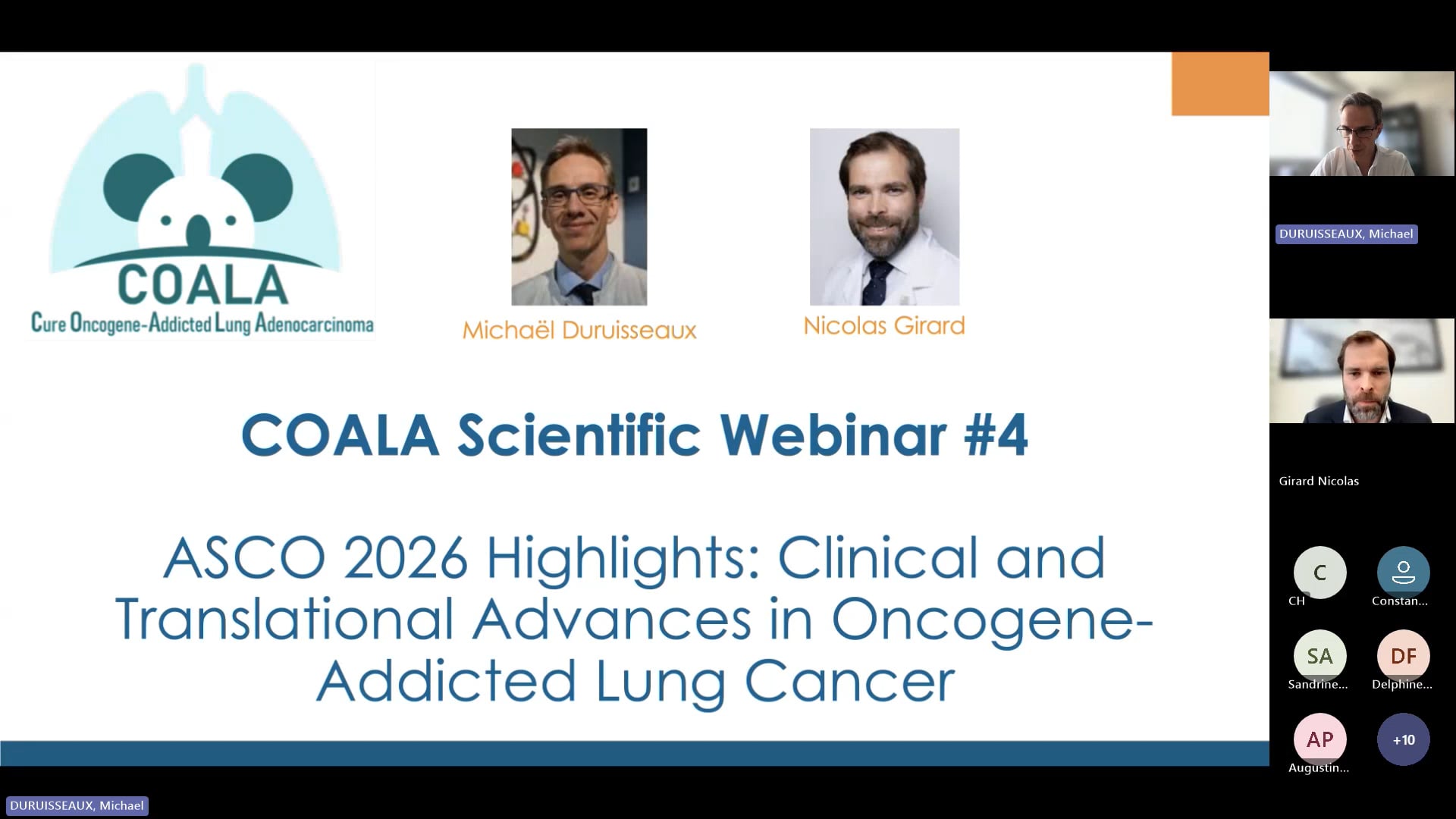 Photo de COALA Scientific Webinar #4 - Replay :  ASCO 2026 Highlights